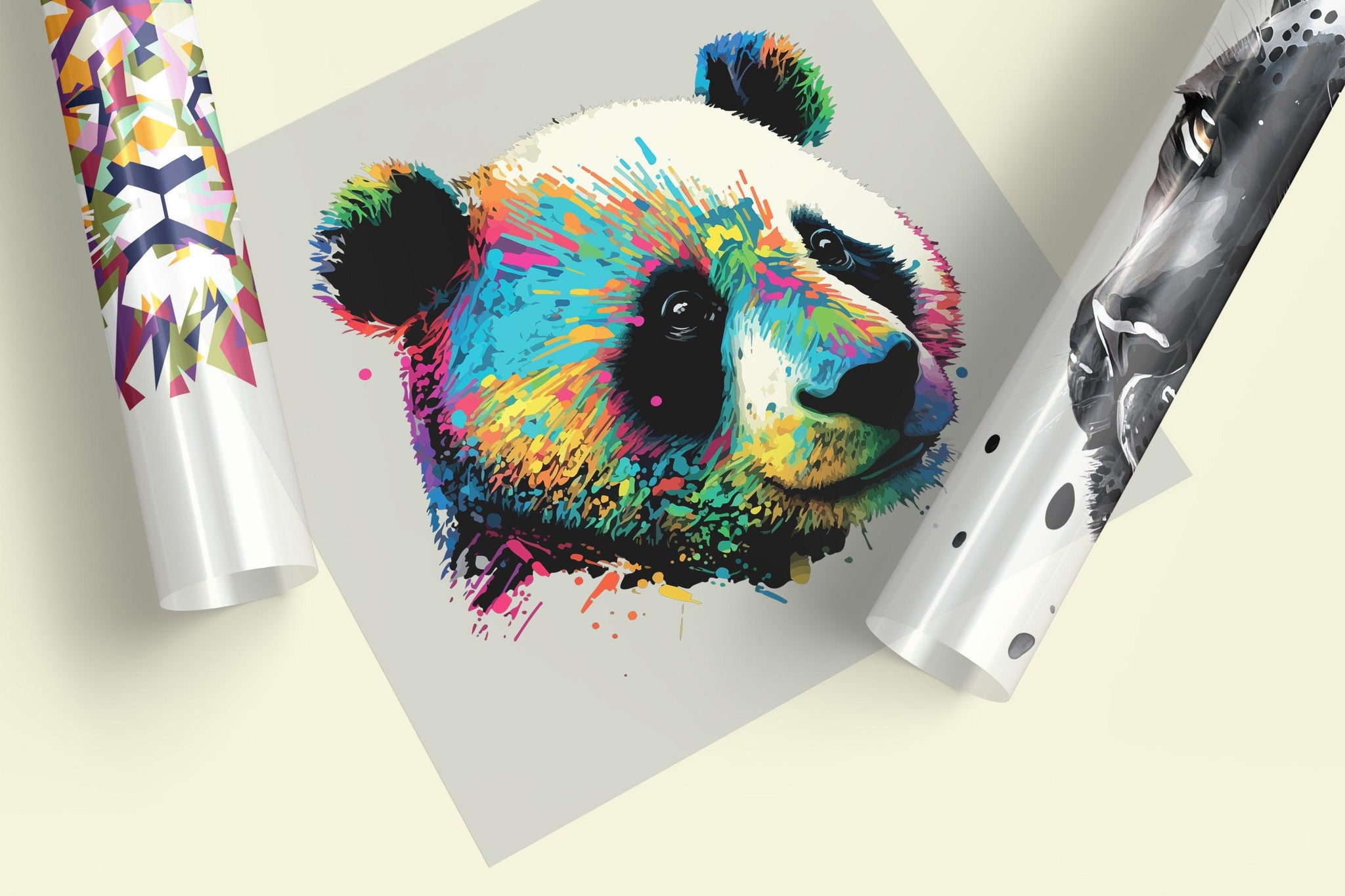 Animals ready-to-press DTF transfer designs collection featuring vibrant and customizable animal-themed prints