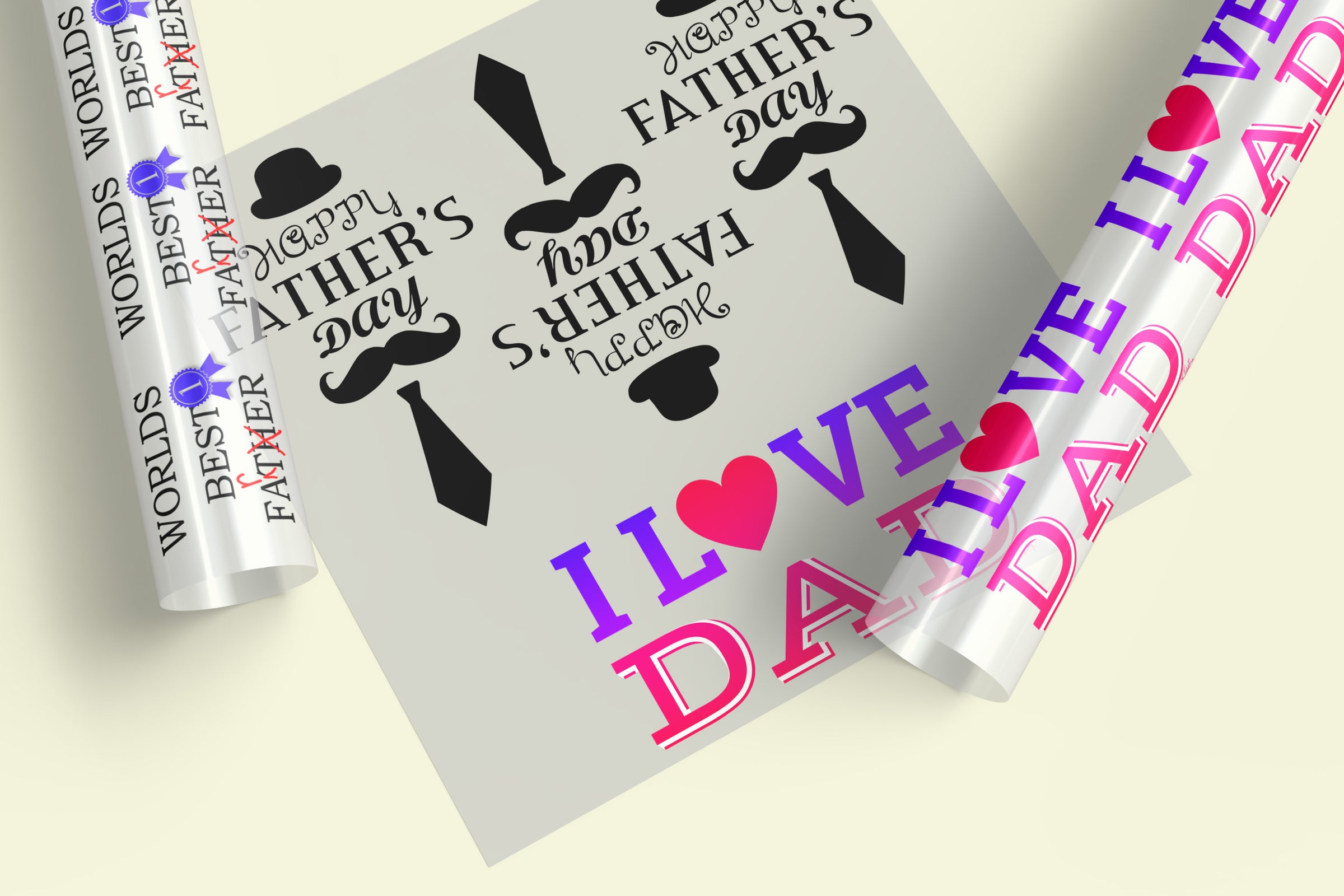 Fathers Day Tribute Direct to Film Transfer Designs highlighting Father's Day themes