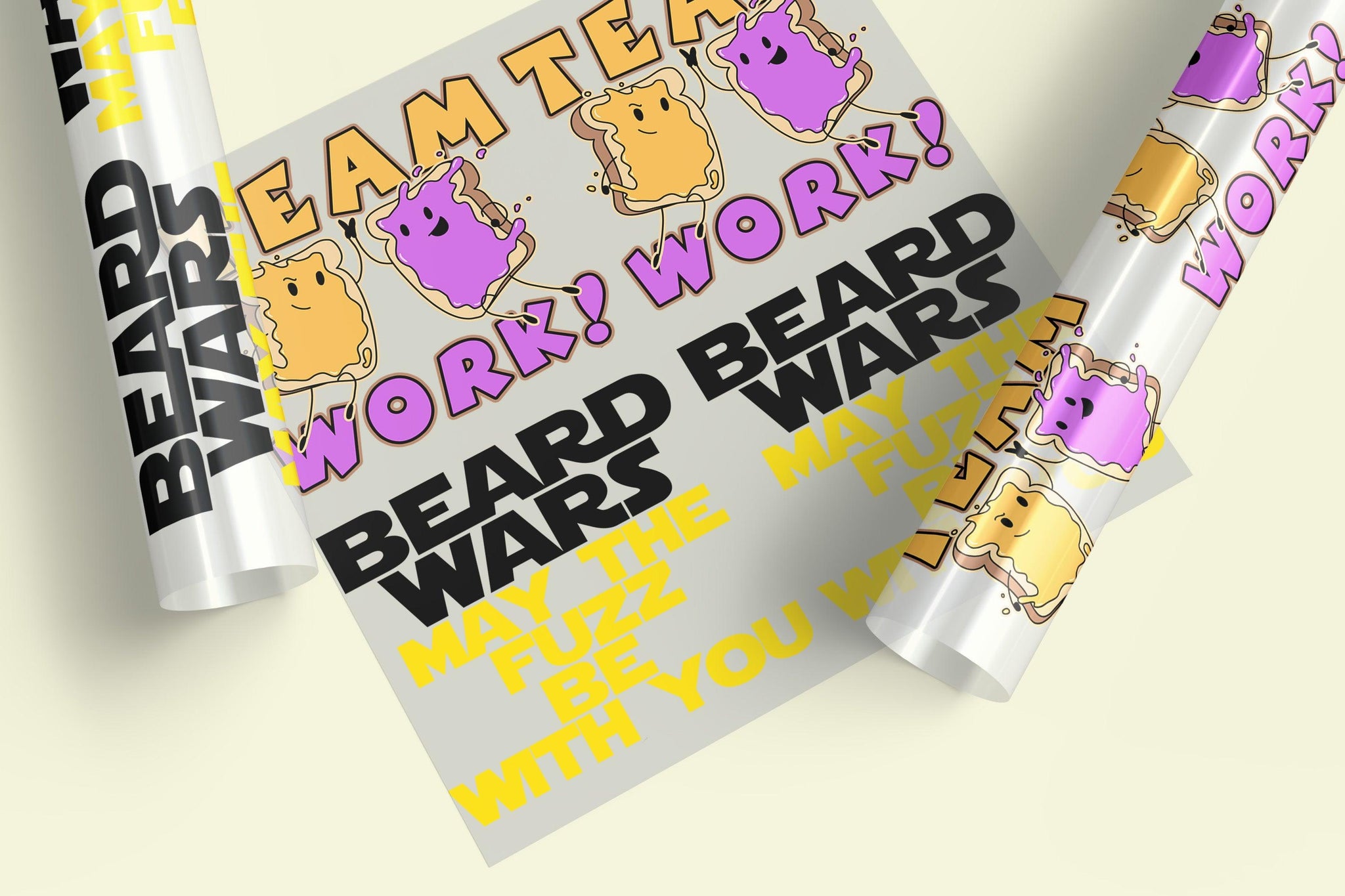 A collection of funny, ready-to-press DTF transfer designs that are easy to apply to various custom apparel like t-shirts, mugs, and more.