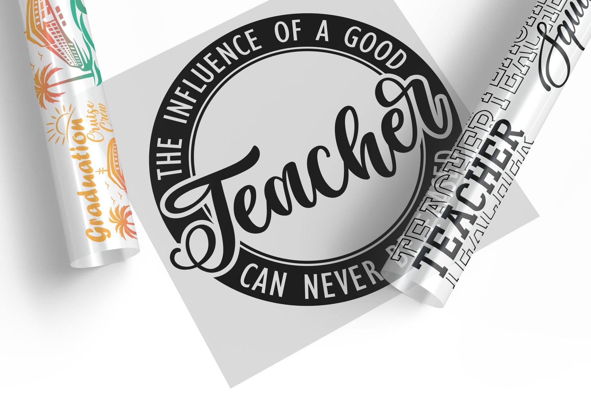 Graduation and Teacher Appreciation Ready-to-Press DTF Transfer Designs for custom apparel