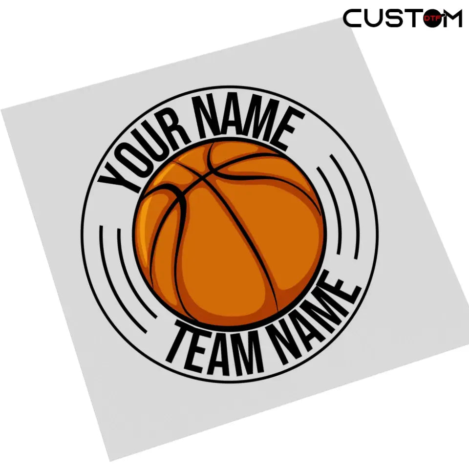 Basketball Fan - Personalized DTF Transfer