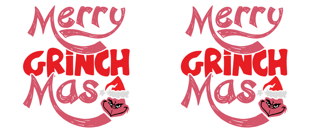 Joyful Pink Grinch Christmas Quote Sublimation Mug Artwork & Wrap Design