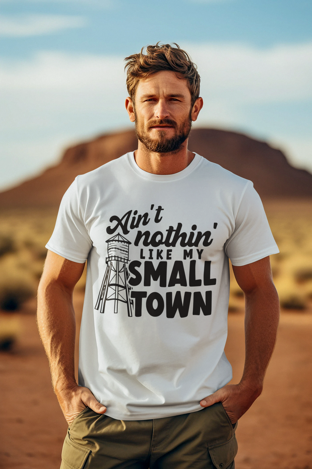 Small Town USA: Ain't Nothin' Like My Small Town - DTF Transfer - Direct-to-Film