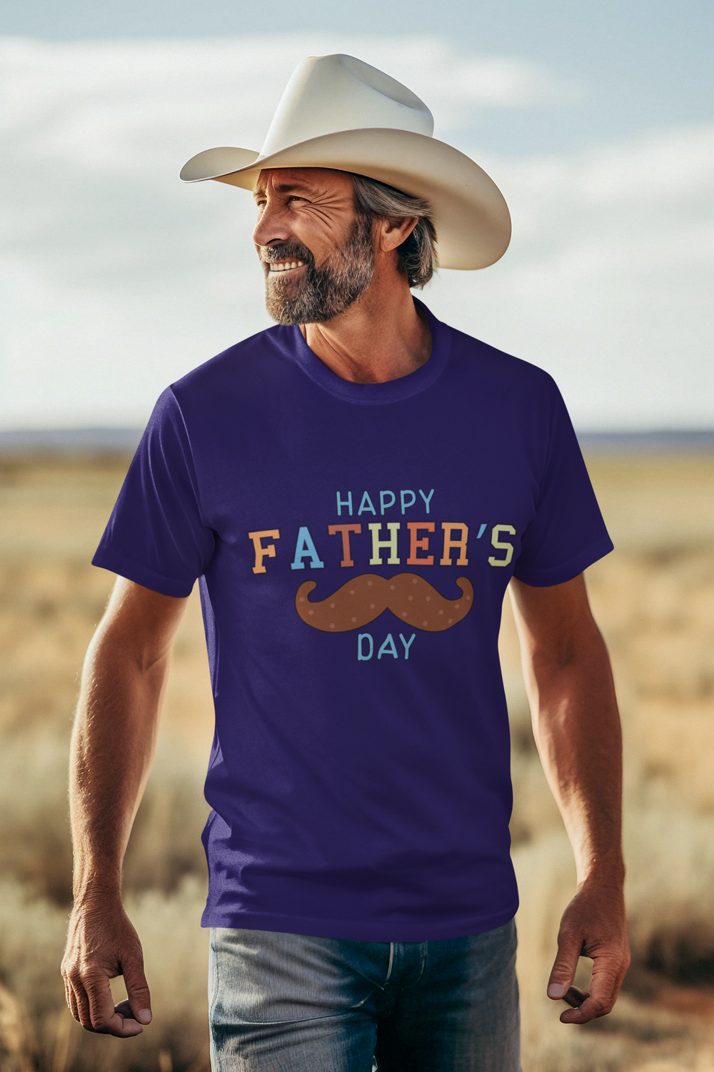 Groovy Dad: Happy Father's Day - DTF Transfer - Direct-to-Film