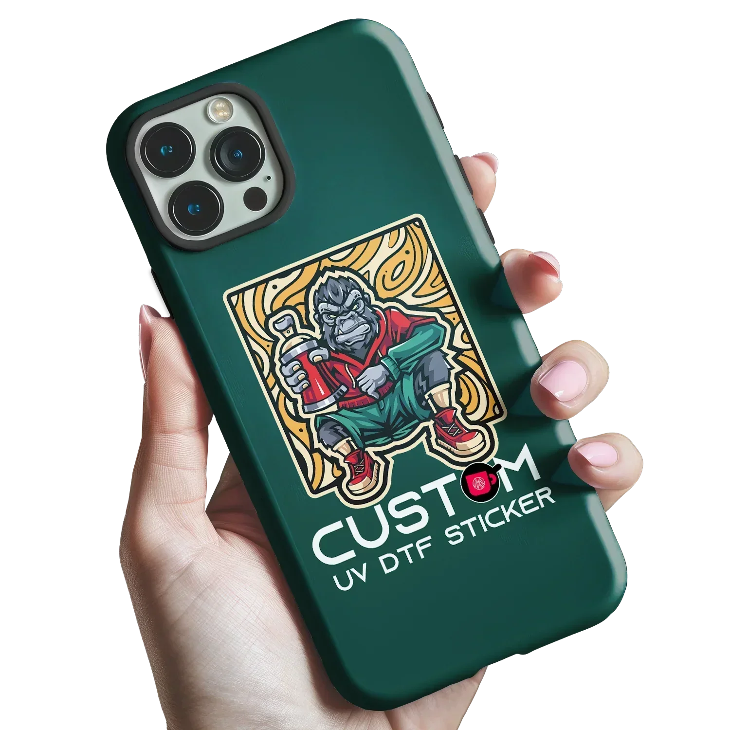 Custom UV DTF Phone Case Stickers - Waterproof Decals Mugsie Custom UV DTF Phone Case Stickers - Waterproof Decals Mugsie