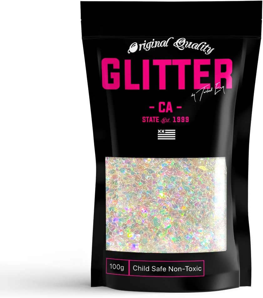 Iridescent Pearl Chunky Glitter Mix