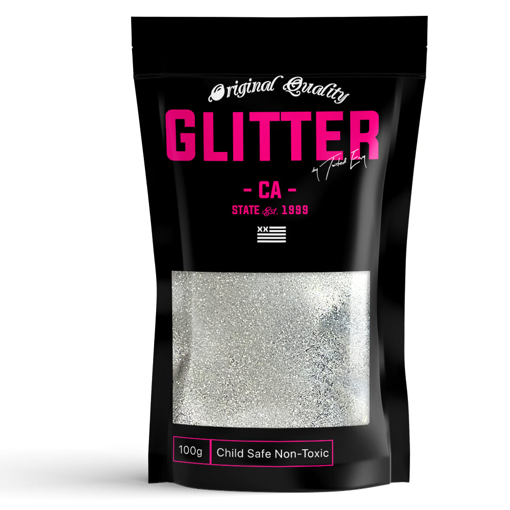 Matte Silver Ultrafine Glitter  Powder