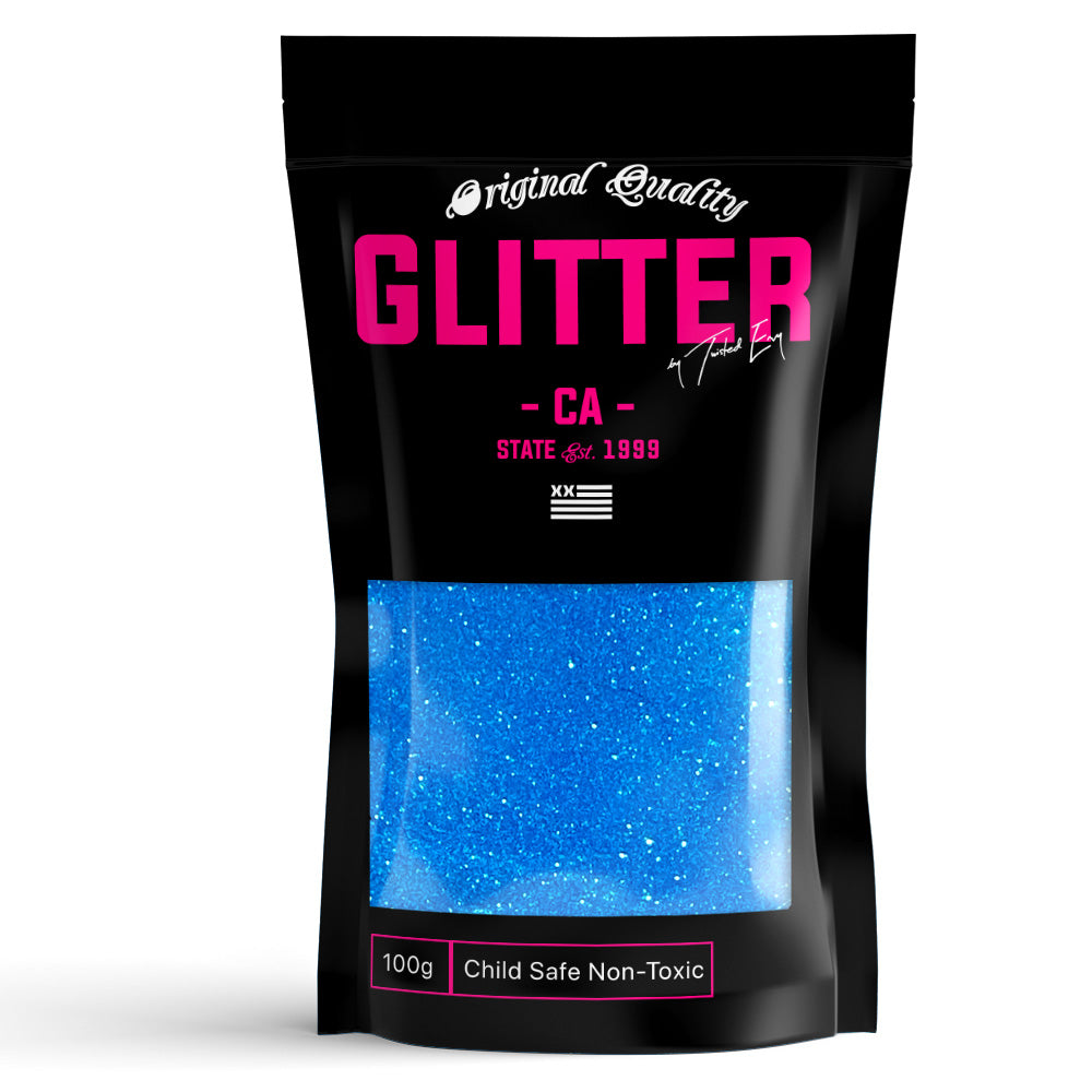 Blue Rainbow Ultrafine Glitter  Powder