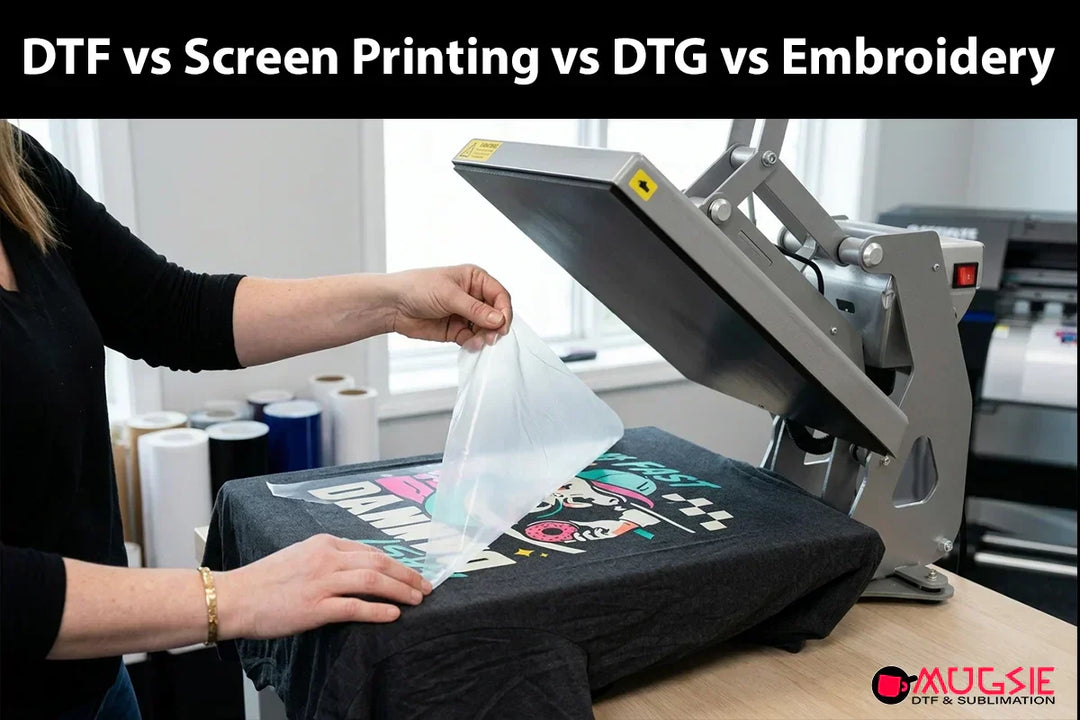 DTF vs Screen Printing vs DTG vs Embroidery: Every Decoration Method Ranked