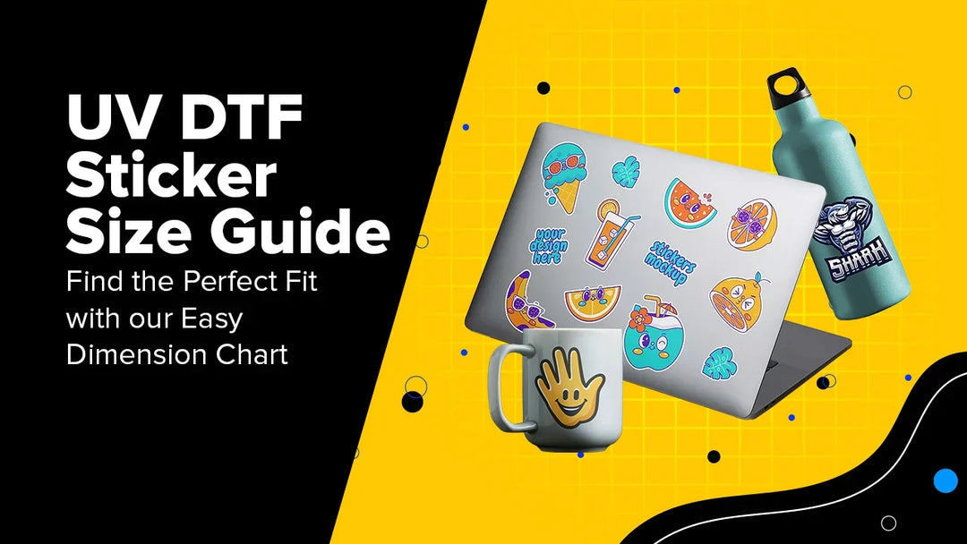 Perfect UV DTF Sticker Sizes - Complete Sizing Chart | Mugsie