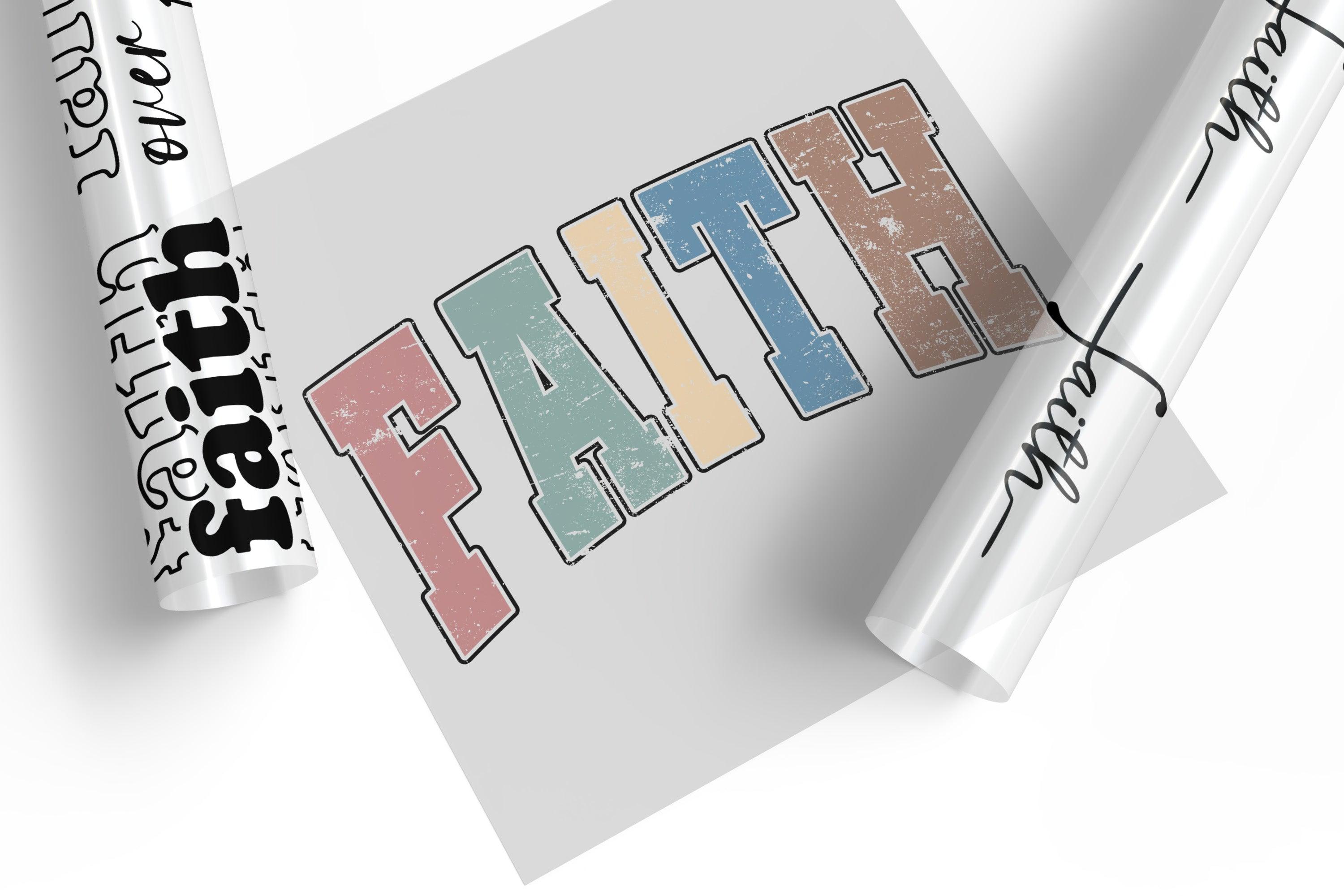Faith Ready-to-Press DTF Transfer Designs Collection - Custom designs for t-shirts, hoodies, and more, promoting faith-based messages