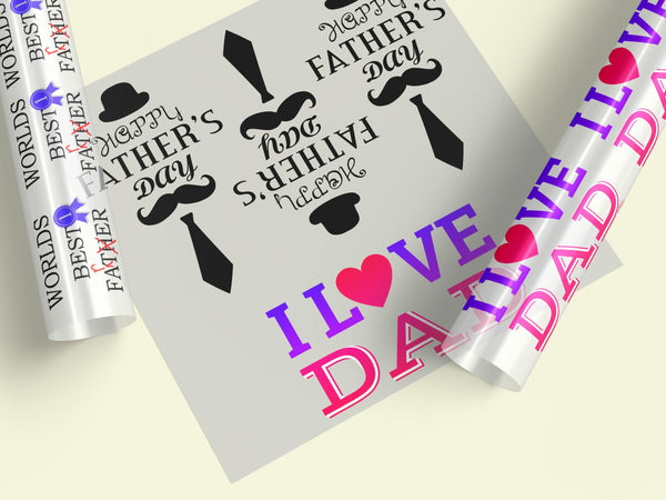 Father's Day Ready-to-Press DTF Transfers for Custom T-shirts, Hoodies, and Apparel
