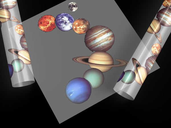 Astronomy and cosmic-themed ready-to-press DTF transfer designs for custom apparel.