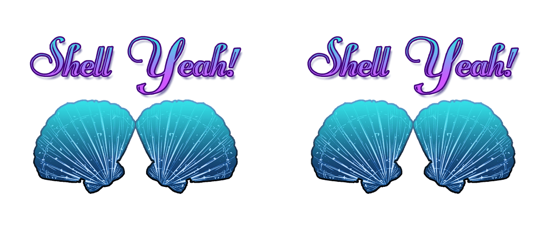 Shell Yeah! Sublimation Mug Print Artwork- Design – Mugsie