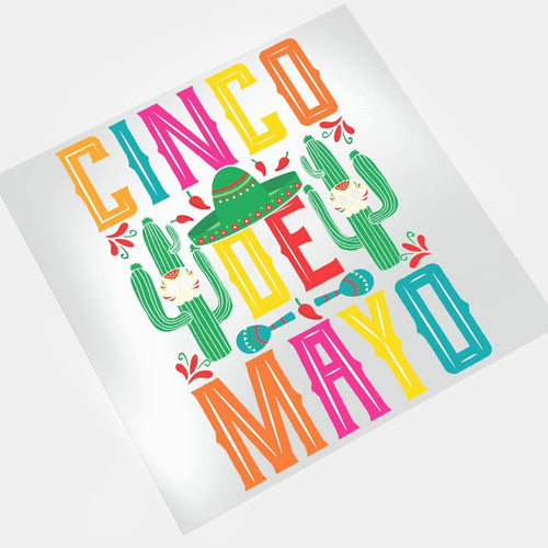 Cinco De Mayo III - DTF Transfer - Direct-to-Film - Mugsie