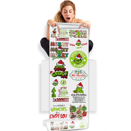 The Grinch Collection DTF Direct-to-Film Gang Sheets - 22x60
