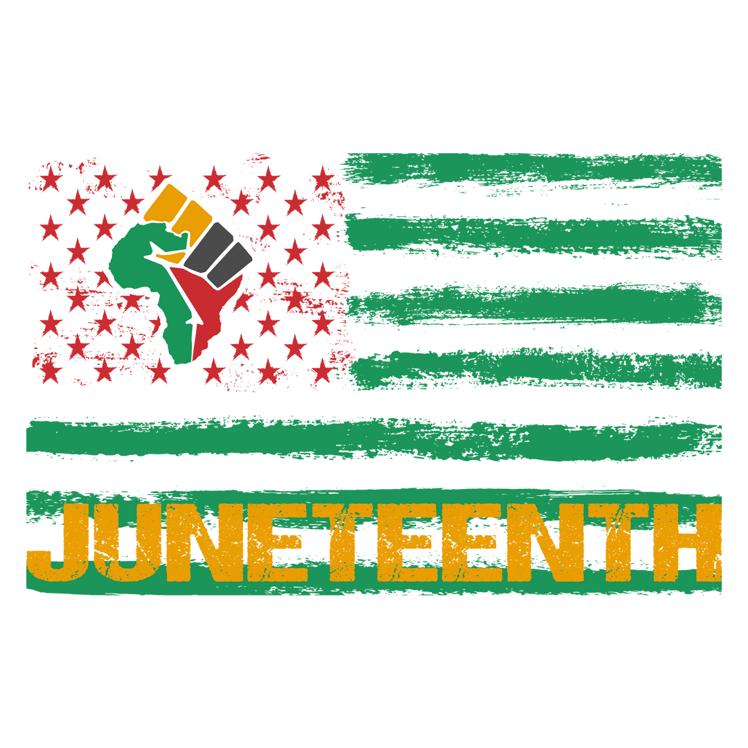 Juneteenth Flag DTF Transfer - Direct-to-Film