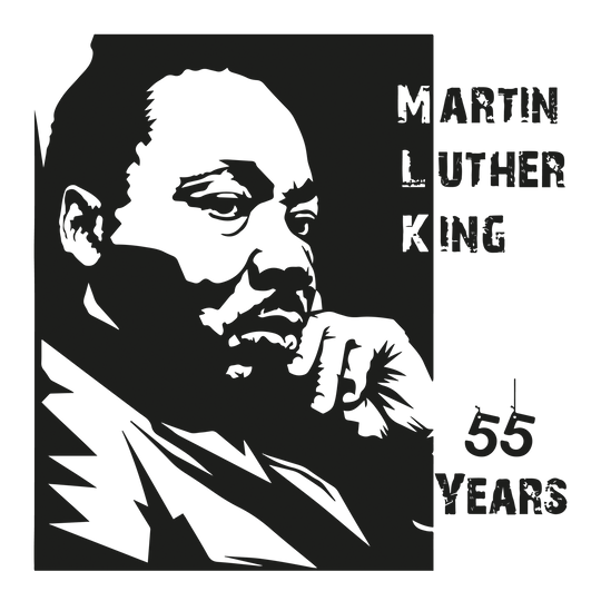 Martin Luther King 55 Years - DTF Transfer - Direct-to-Film