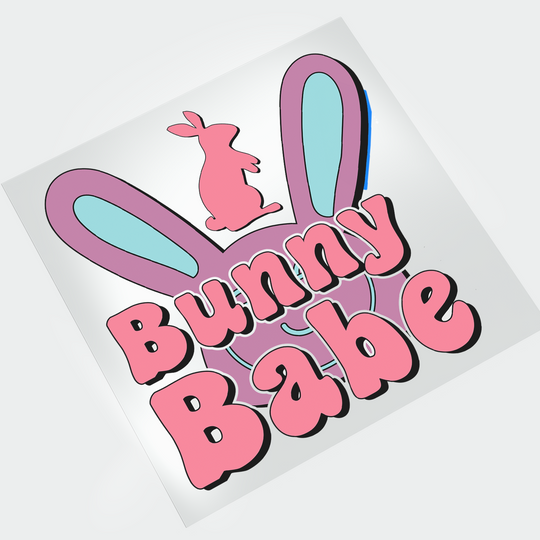 Easter Bunny Babe DTF Transfer - Direct-to-Film