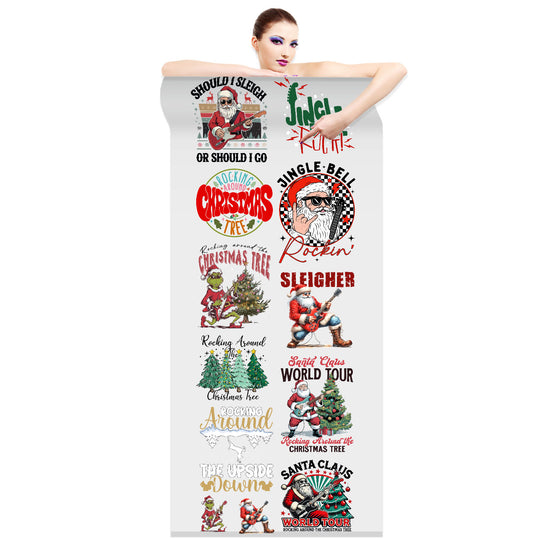 Rocking Christmas - DTF Transfer 22x60 Direct-to-Film Gang Sheets