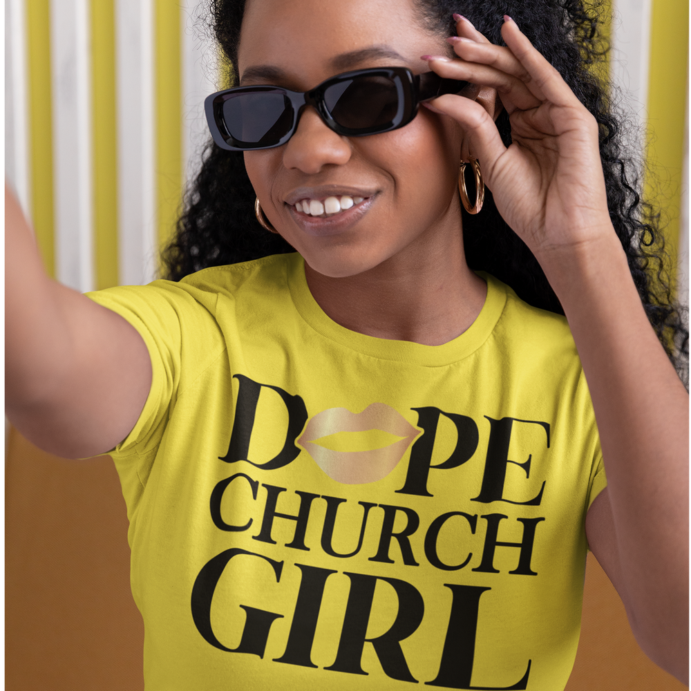 Dope Church Girl DTF Transfer - Direct-to-Film