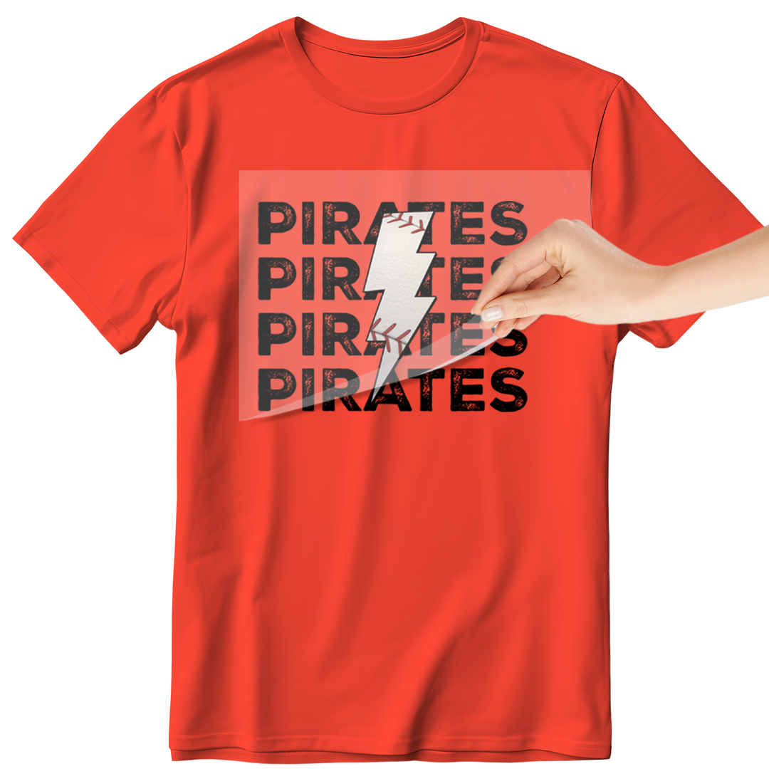 Pirates Baseball DTF Transfer - Direct-to-Film Prints