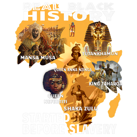 Real Black History Beyond Slavery DTF Transfer