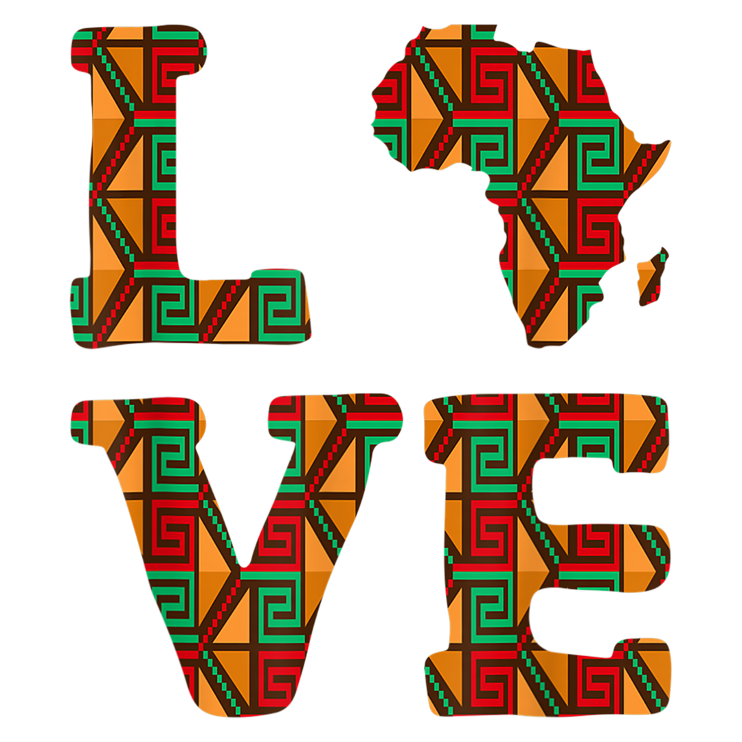 Love Africa Black History DTF Transfer