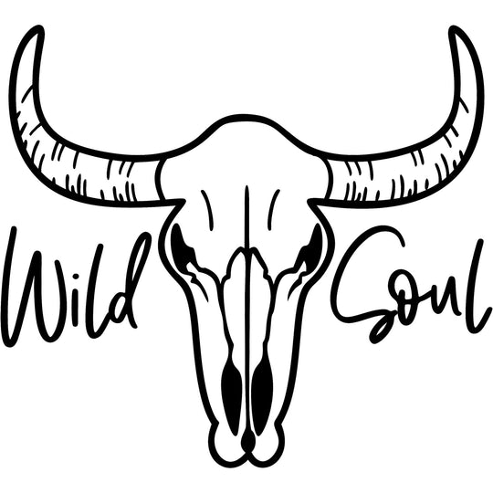 The Wild Ones: Wild Soul | Bull Skull - DTF Transfer - Direct-to-Film