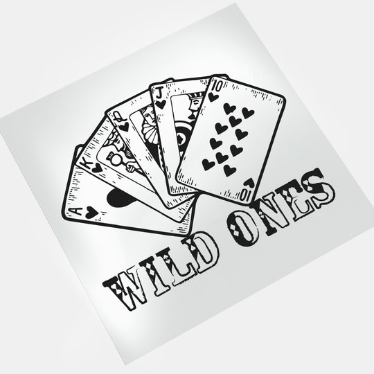 The Wild Ones: Wild Ones | Playing Cards - DTF Transfer - Direct-to-Film