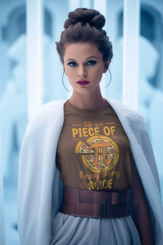 Pi Day: Life Is A Piece Of Pi, Enjoy Every Slice - DTF Transfer - Direct-to-Film