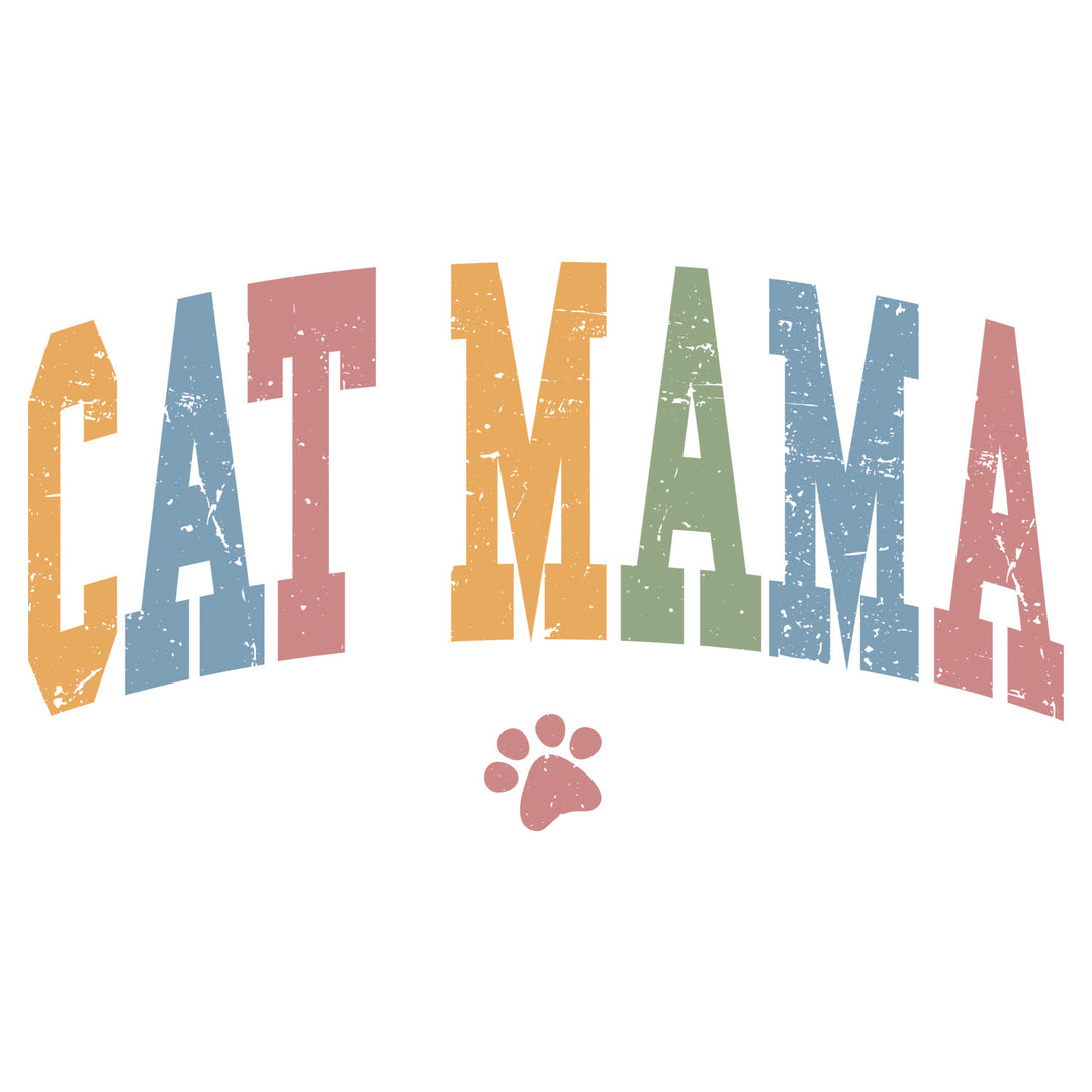 Cat Mama - DTF Transfer - Direct-to-Film