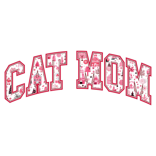 Cat Mama: Cat Mom V - DTF Transfer - Direct-to-Film