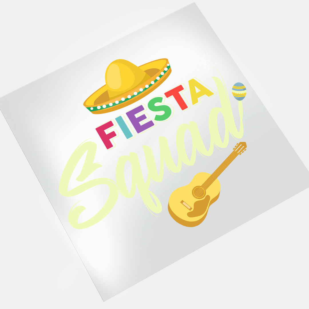 Cinco De Mayo: Fiesta Squad - DTF Transfer - Direct-to-Film