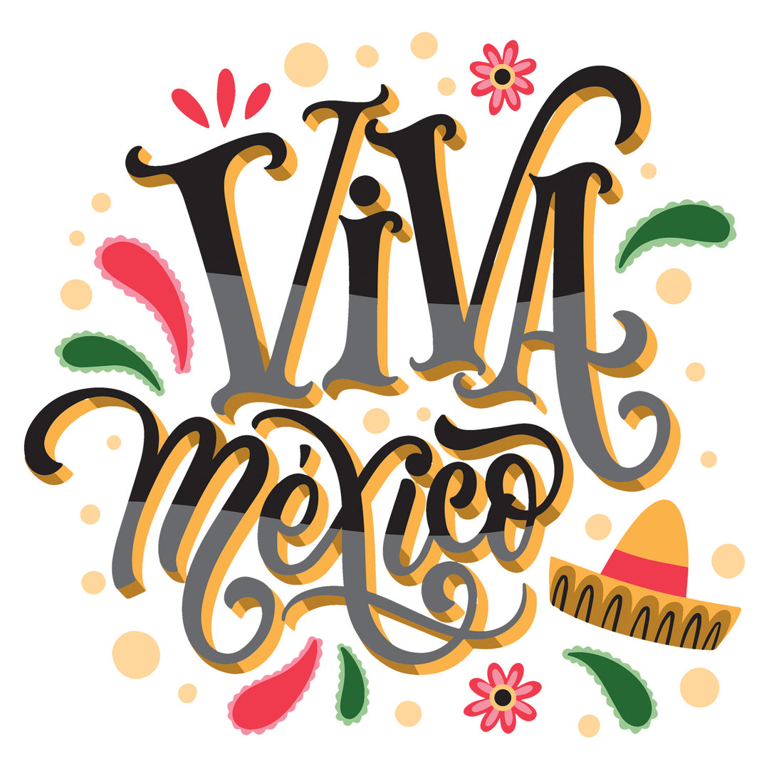 Cinco De Mayo: Viva Mexico - DTF Transfer - Direct-to-Film