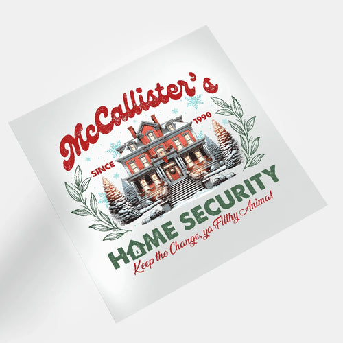 Christmas Movies: McCallister's - DTF Transfer - Direct-to-Film