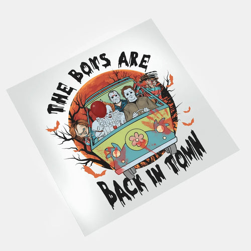 Halloween Boys Of Fall - Back In Town - DTF Transfer - Direct-to-Film