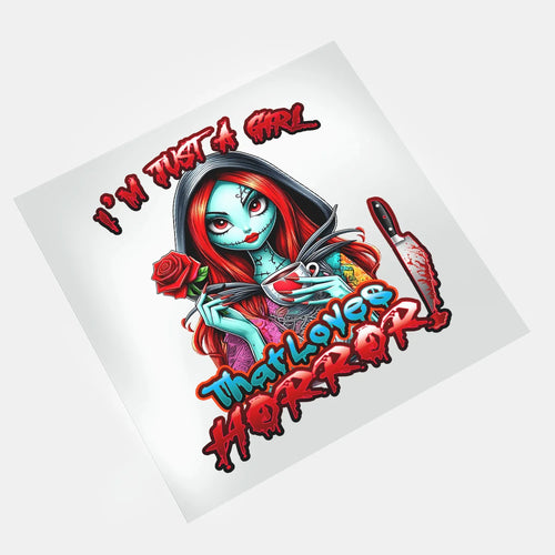 Just a Girl That Loves Horror: Sally - DTF Transfer - Direct-to-Film