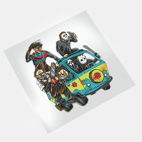 Halloween Boys Of Fall - Mystery Machine - DTF Transfer - Direct-to-Film