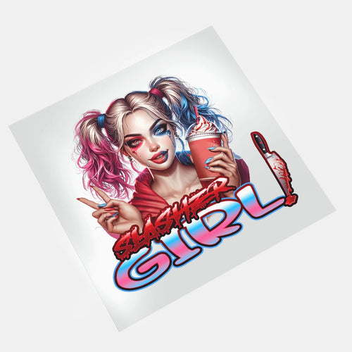 Slasher Mama and Slasher Girl: Girl Harley Quinn 2 - DTF Transfer - Direct-to-Film
