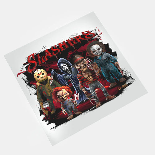 Nightmares With Attitude - Youth Edition: Slashers 1 - DTF Transfer - Direct-to-Film