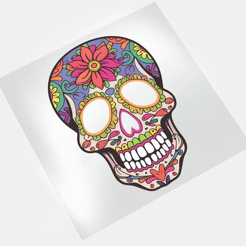 Dia de los Muertos: Sugar Skull V - DTF Transfer - Direct-to-Film