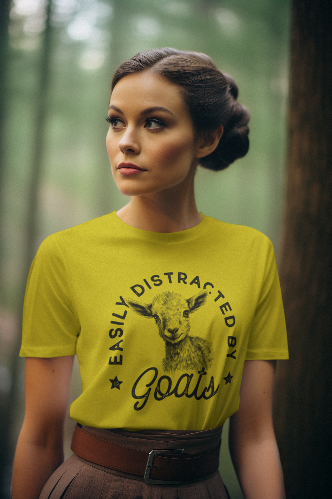 Goat Lovers: Easily Distracted - DTF Transfer - Direct-to-Film