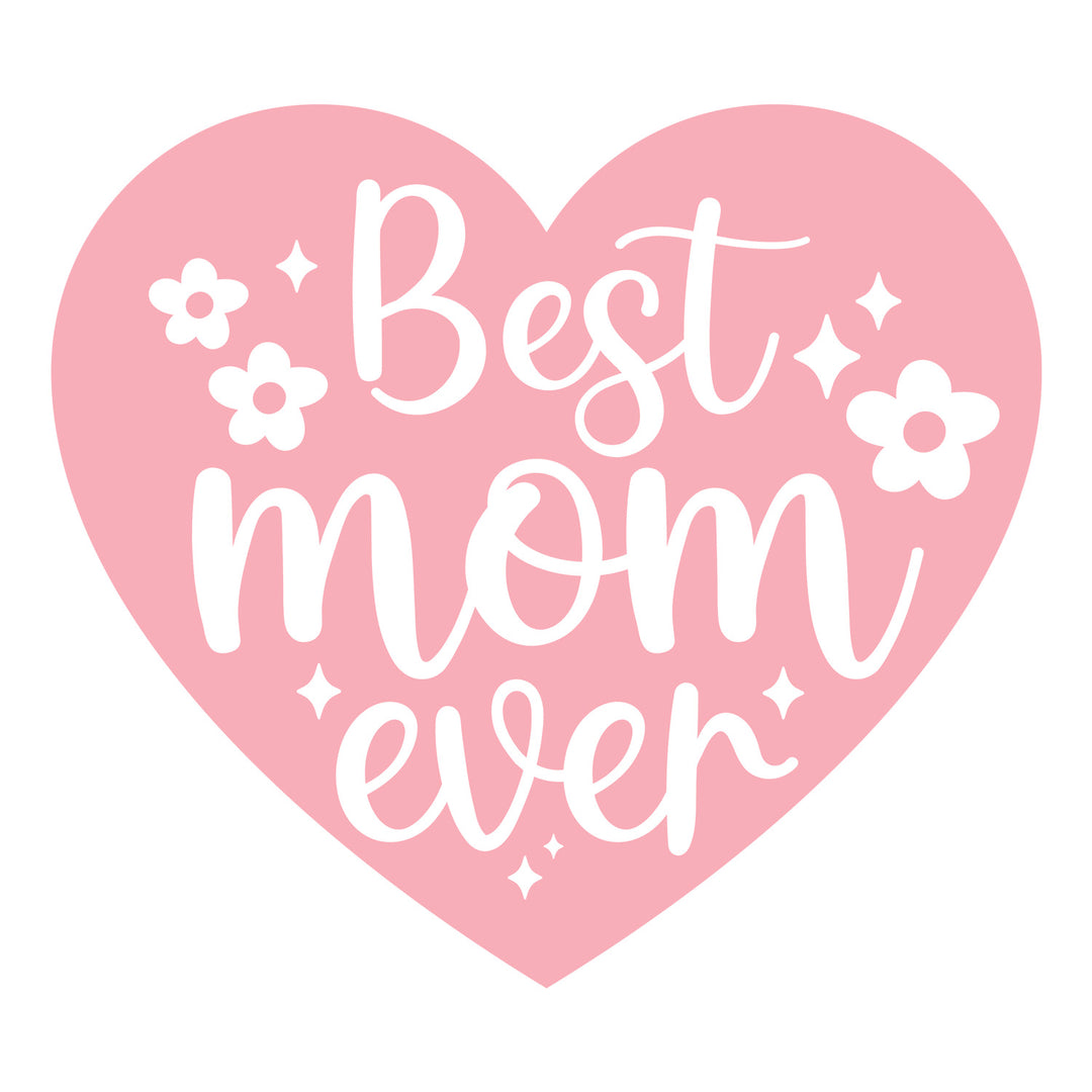 Mothers Day II: Best Mom Ever - DTF Transfer - Direct-to-Film