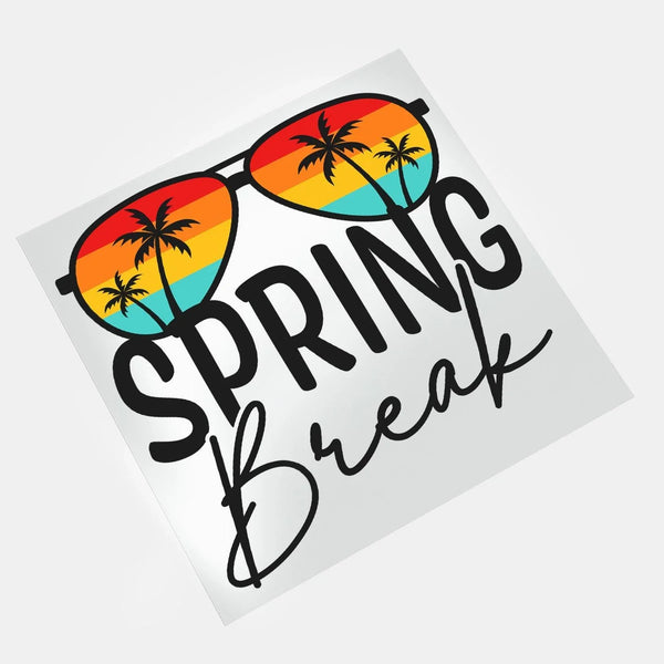 Spring Break Vibes: Spring Break - DTF Transfer - Direct-to-Film - Dive ...