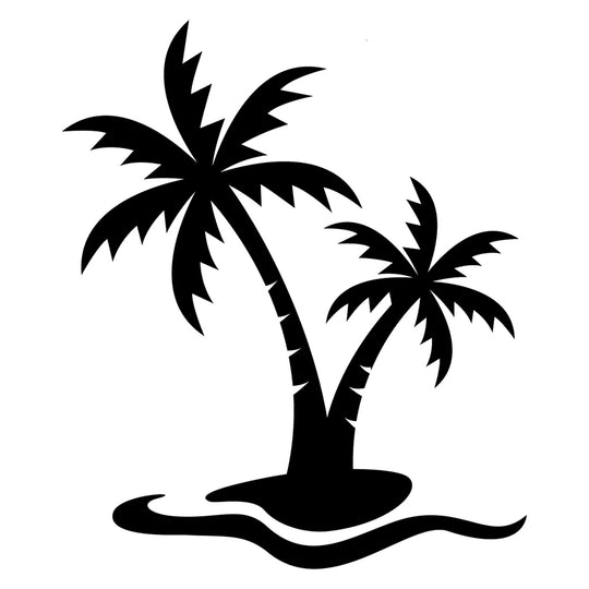 Spring Break Vibes: Coconut Tree - DTF Transfer - Direct-to-Film