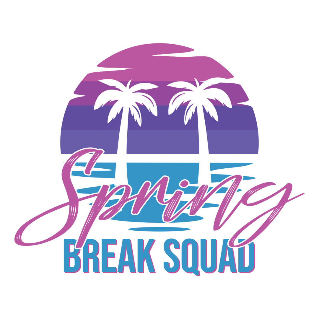 Spring Break Vibes: Spring Break Squad - DTF Transfer - Direct-to-Film