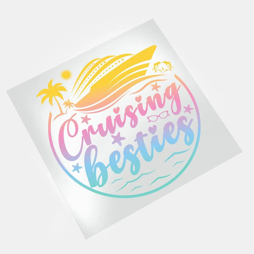 Spring Break Vibes: Cruising Besties - DTF Transfer - Direct-to-Film