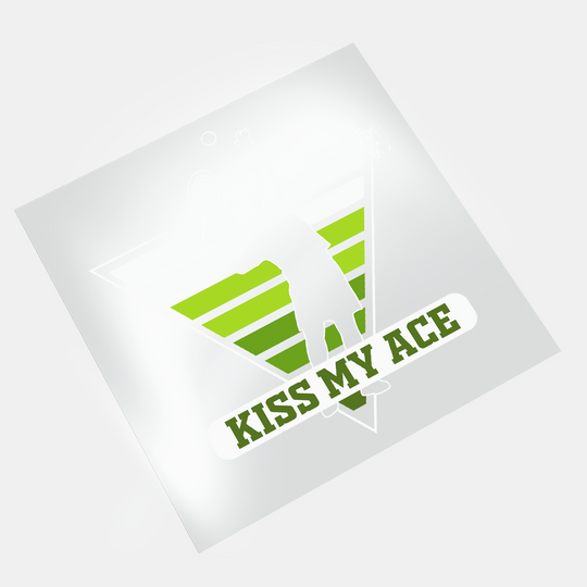 Tennis Love: Kiss My Ace - DTF Transfer - Direct-to-Film