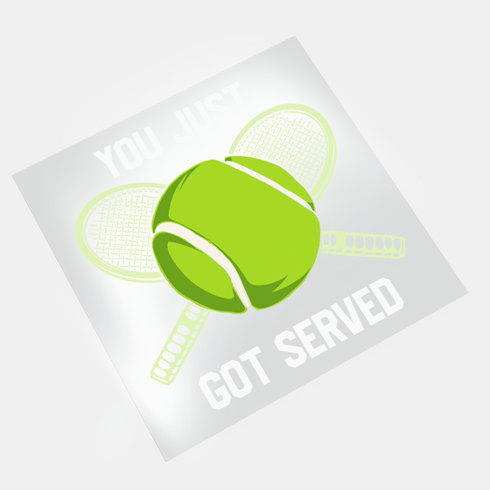 Tennis Love: You Just Got Served - DTF Transfer - Direct-to-Film